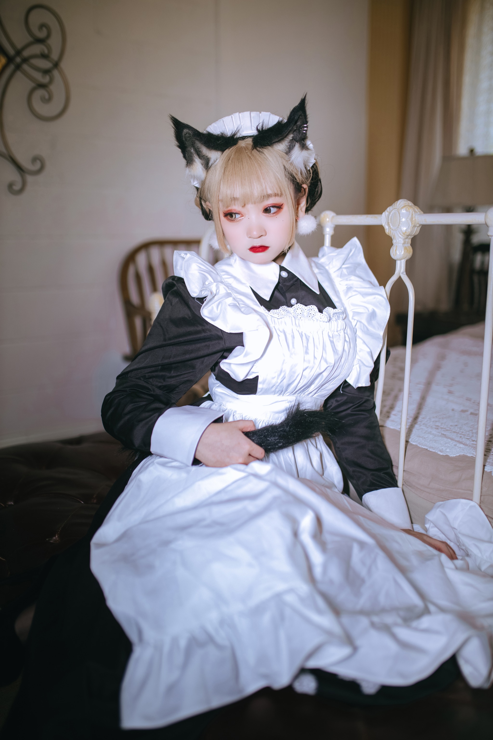 图片[1]-恩田直幸 – NO.024 猫女仆[15P]-XikXak